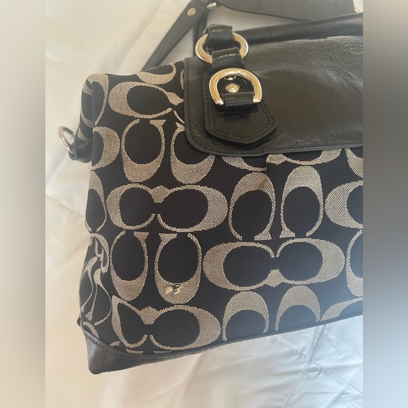 Coach Black & Gray Shoulder Bag - Picture 7 of 7